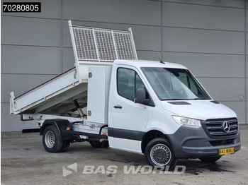 Tipper van Mercedes-Benz Sprinter 514 CDI Kipper met Kist Dubbel Cabine Dubbellucht 3,5t Trekhaak Airco Cruise Euro6 Tipper Benne Kieper 1m3 Airco Trekhaak Cruise: picture 3
