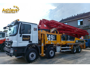 Concrete pump truck PUTZMEISTER Mercedes-Benz 4141 Putzmeister 49.5M 【ACHIEVE】TOP CONDITION!!!: picture 4