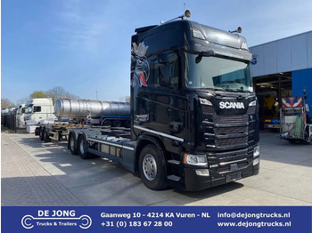Container transporter/ Swap body truck SCANIA S 500