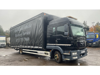 Curtainsider truck MAN TGL 12.220