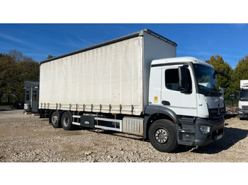 Curtainsider truck MERCEDES-BENZ Antos