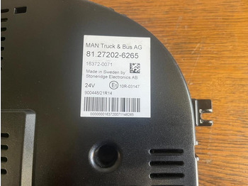 Dashboard for Truck MAN EU6 Kombiinstrument / Tacho 81.27202-6265: picture 3 Dashboard for Truck MAN EU6 Kombiinstrument / Tacho 81.27202-6265: picture 3