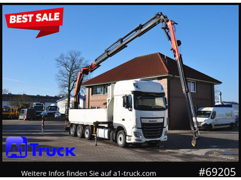 Crane truck DAF XF 510