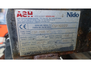 Trailer NIDO Schmidt CSP100 Zoutsproeimachine: picture 4