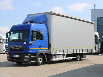 Curtainsider truck MAN TGL 8.220