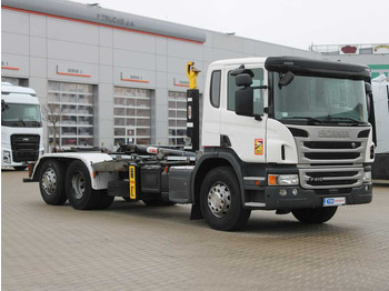 Hook lift truck Scania P410, EURO 6, 6X2, CONTAINER HOOK CARRIER, LIFTING AXLE: picture 3