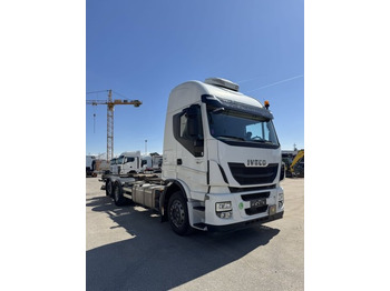 Container transporter/ Swap body truck Iveco Stralis AS260SY  LBW BDF, Automatik, E6, Standklkima: picture 3