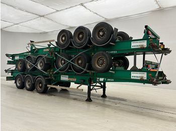 Container transporter/ Swap body semi-trailer GT Trailers 4 x Skelet 2 x 20-40 ft: picture 3 Container transporter/ Swap body semi-trailer GT Trailers 4 x Skelet 2 x 20-40 ft: picture 3