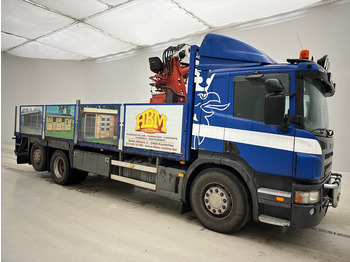 Dropside/ Flatbed truck, Crane truck Scania P310 - 6x2: picture 3