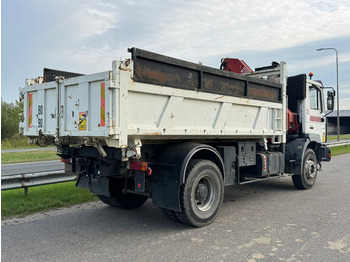 Tipper, Crane truck MAN 19.310 4x2 Kipper with HMF 1463K2 Crane: picture 5