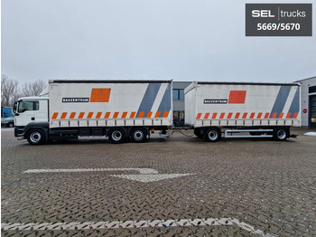 Curtainsider truck MAN TGS 26.440