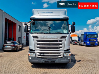 Curtainsider truck Scania G 410  /Retarder /mit Mitnahmestapler /Lenkachse: picture 2