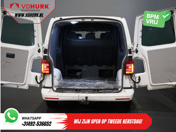 Small van, Combi van Volkswagen Transporter T6 2.0 TDI 150 pk DSG Aut. L2 Highline E6 DC Dubbel Cabine BPM VRIJ! Carplay/ Alarm/ Leder/ Cruise/ PDC/ Sidebars/ Trekhaak/ LMV: picture 5