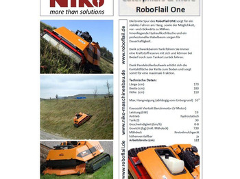 Garden mower KommTek/NIKO - RoboFlail ONE (700kg/122cm profi): picture 4