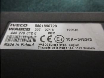 Electrical system for Truck Iveco 5801896728 VCM MODULEN IVECO HI WAY EURO 6 MODEL 2018: picture 5