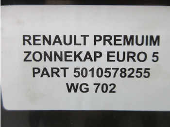 Cab and interior for Truck Renault 2010578255 ZONNEKAP RENAULT PREMUIM MODEL EURO 5: picture 4