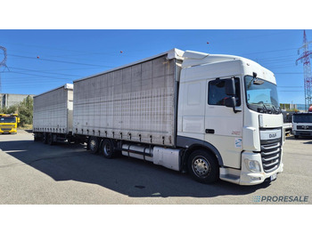 Curtainsider truck DAF XF