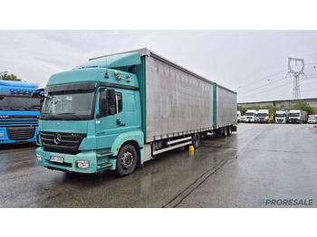 Curtainsider truck MERCEDES-BENZ AXOR 1829 L EURO 5 velkoobjemová souprava - prodejné jen s přívěsem RUFA ZTC 13-21 P0470Z - cena je za celou soupravu: picture 2