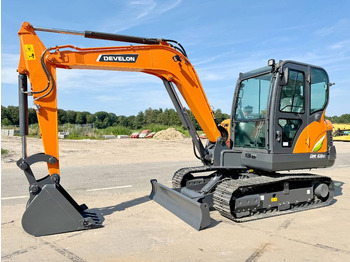 New Mini excavator Develon DX60E-10N - New / Unused / 2024 Model: picture 2