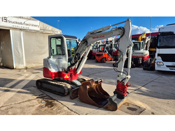 Mini excavator Takeuchi TB138FR - Powertilt - 3X Buckets - 2015 Year: picture 2
