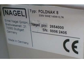Printing machinery Ernst Nagel Foldnak 8 booklet making system: picture 3
