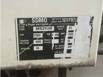Generator set SDMO 2000 kVa MTU16V diesel: picture 4
