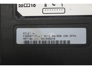 ECU for Material handling equipment Atlet FZ2007 | Rijregeling Drive controller ZAPI AC1 FZ2007 24/250A can open sn.: picture 2