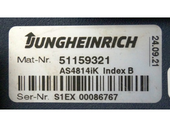 ECU for Material handling equipment Jungheinrich 51159321 | Rij/hef regeling drive/lifting controller AS4814Ik Index: picture 4