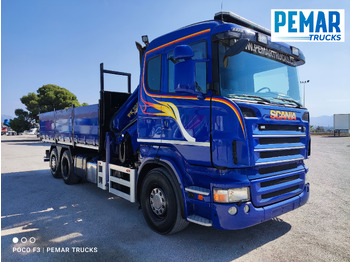 Tipper, Crane truck SCANIA R 420 6X2 GRUA PALFINGER PK 23002 BASCULANTE: picture 4