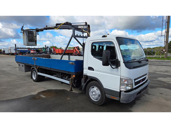 Dropside/ Flatbed truck, Crane truck Mitsubishi CANTER FE85B HIAB 026: picture 2