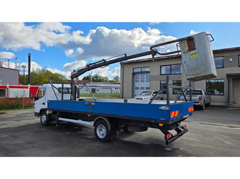 Dropside/ Flatbed truck, Crane truck Mitsubishi CANTER FE85B HIAB 026: picture 4