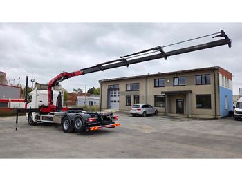 Hook lift truck, Crane truck Scania P370 6X2*4 HMF 1730: picture 4 Hook lift truck, Crane truck Scania P370 6X2*4 HMF 1730: picture 4