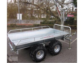 New Forestry trailer Vemac ATV Quad 2ton Rückewagen Holzrückewagen Forst Kran Traktor: picture 5