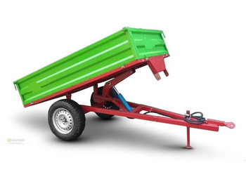 New Farm tipping trailer/ Dumper Vemac Kippanhänger HKK1000 1ton Kipper Anhänger Heckkipper Traktor NEU: picture 2