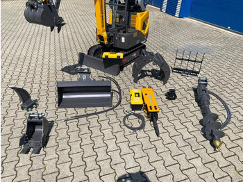 Mini excavator Minibagger BK1000JSR inkl. großem Zubehörpaket *HERBSTAKTION*INKL.19% MWST*BERGER KRAUS* VERSTELLFAHRWERK*SOFORT!*: picture 2