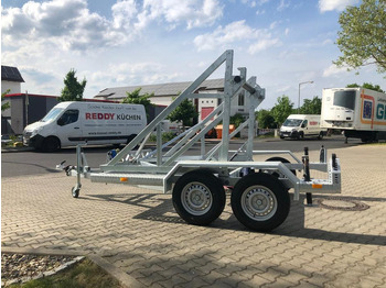 Cable drum trailer Vermietung / Kabelanhänger 3000KG / Nutzlast 2322KG / Kabeltrommel-Anhänger / Glasfaser/ 1 Monat: picture 3