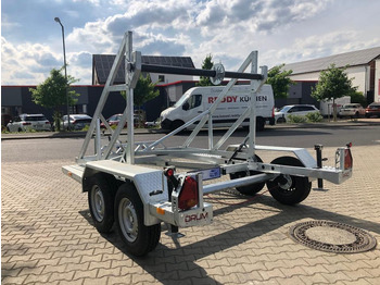 Cable drum trailer Vermietung / Kabelanhänger 3000KG / Nutzlast 2322KG / Kabeltrommel-Anhänger / Glasfaser/ 1 Monat: picture 4