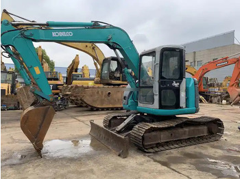 Mini excavator Used hydraulic Crawler Excavator Excavator Machine 7 Ton Kobelco SK75 Excavator  good construction machinery for sale: picture 4