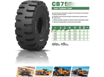 New Tire for Backhoe loader WestLake 23.5R25 CB790 L5 TL: picture 2