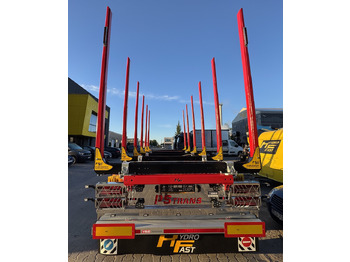 New Timber trailer HYDROFAST Przyczepa 3 osiowa / 3 axles timber transport trailer / Remorque à 3 essieux pour le transport de bois / 3-Achs-Rungenanhänger / 3-tengelyes-rönkszállító-pótkocsi / Remorcă pentru transportul lemnului: picture 4