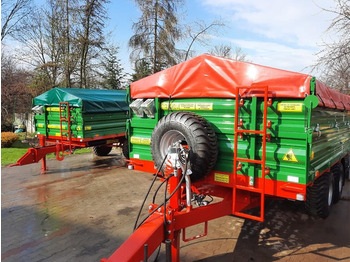 New Farm tipping trailer/ Dumper Techmont Anhänger / Trailer / Remorque / Rimorchio / Прицеп двухосный тандем / Przyczepa tandem PTTCW 310 10 t: picture 2