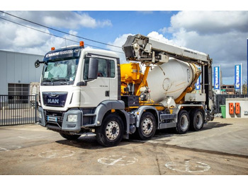Concrete mixer truck MAN TGS 32.400BB+LIEBHERR 8M³+BAND/TAPIS 16m: picture 2 Concrete mixer truck MAN TGS 32.400BB+LIEBHERR 8M³+BAND/TAPIS 16m: picture 2