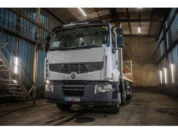 Dropside/ Flatbed truck, Crane truck Renault KERAX 380DXI-8x4+PK18TM/3EXT: picture 5