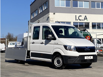 Flatbed van MAN TGE 3.180 DOKA 1+6 3640MM | OFFENE PRITSCHE + ALU KOFFER AUF DER PRITSCHE: picture 4 Flatbed van MAN TGE 3.180 DOKA 1+6 3640MM | OFFENE PRITSCHE + ALU KOFFER AUF DER PRITSCHE: picture 4