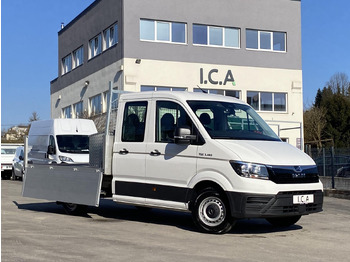 Flatbed van MAN TGE 3.180 DOKA 1+6 3640MM | OFFENE PRITSCHE + ALU KOFFER AUF DER PRITSCHE: picture 2 Flatbed van MAN TGE 3.180 DOKA 1+6 3640MM | OFFENE PRITSCHE + ALU KOFFER AUF DER PRITSCHE: picture 2