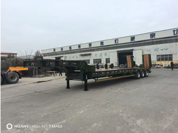 New Low loader semi-trailer ZHICHENG Semi Flat Bed Low Bed in Length 8-16m with 3 4 Axles: picture 3