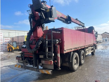 Crane truck, Dropside/ Flatbed truck Mercedes-Benz Actros MP1 6x4 + Palfinger Krane: picture 3