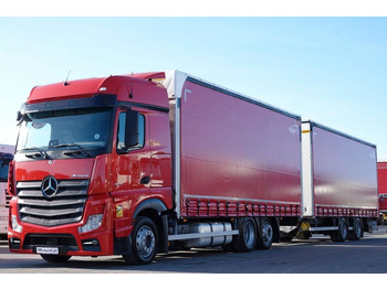 Curtainsider truck MERCEDES-BENZ Actros 2548