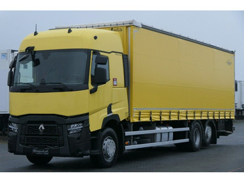 Curtainsider truck RENAULT T 460