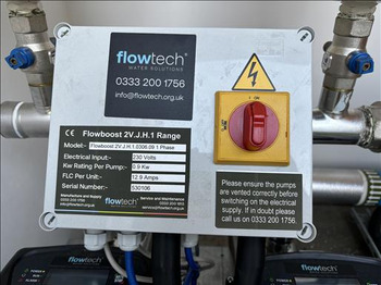 Food processing equipment Flowtech Flowboost 2V JH1 Water pump: picture 4